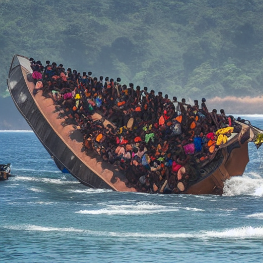 Rohingya Refugees Missing After Boat Capsizes in Andaman Sea